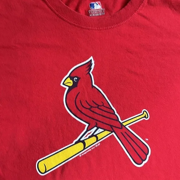 Plain cardinals baseball t-shirt - Picture 2 of 4